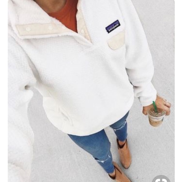 Patagonia Jackets & Blazers - White Patagonia pullover
